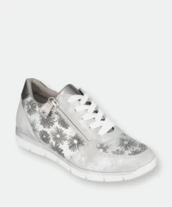 GC SHOES Palmer Silver Print Sneakers