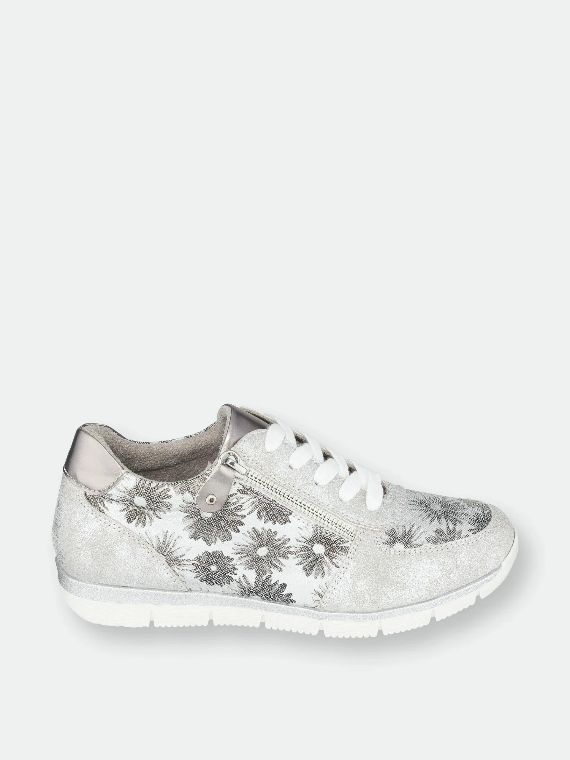 GC SHOES Palmer Silver Print Sneakers - Image 2