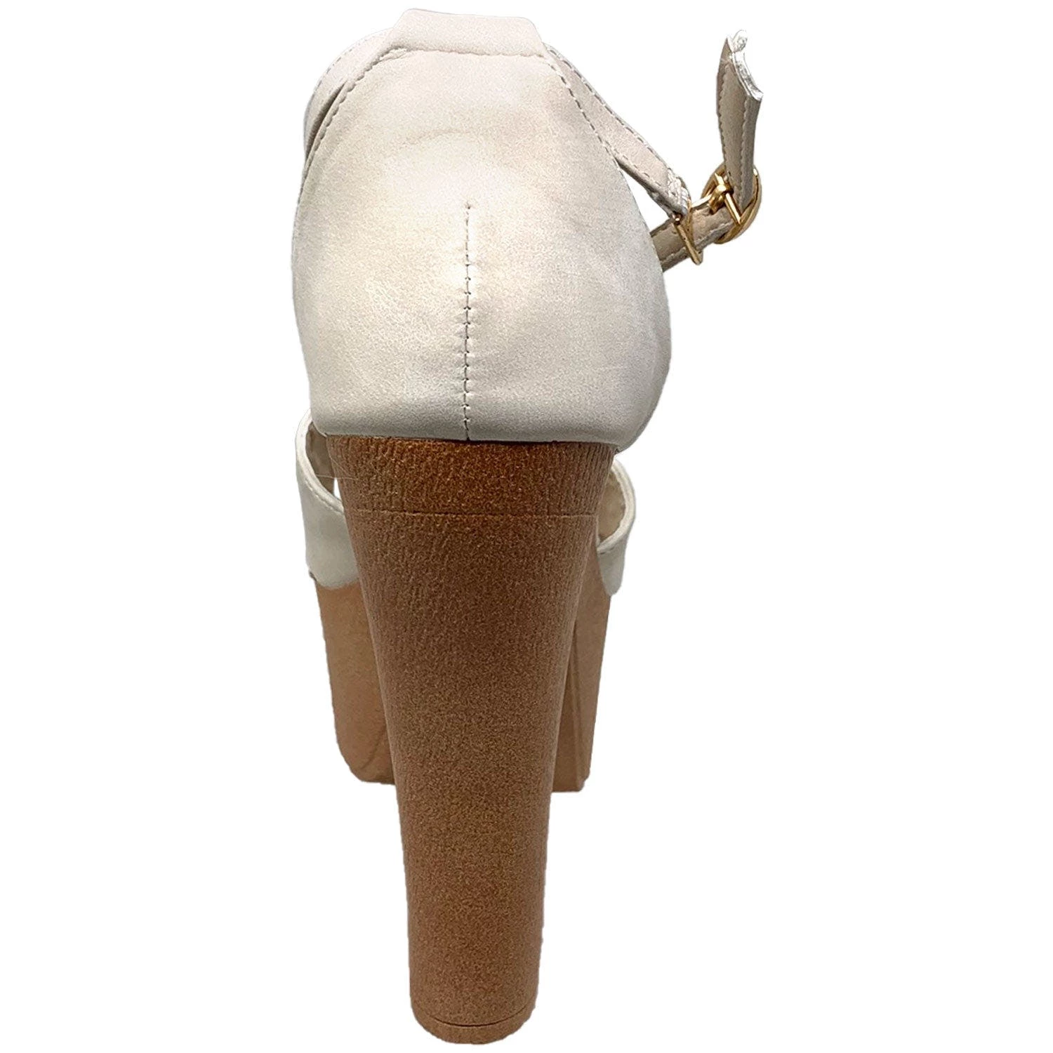 SOBEYO Women Platform Sandals Chunky Heel Closed Back Strap - Image 3