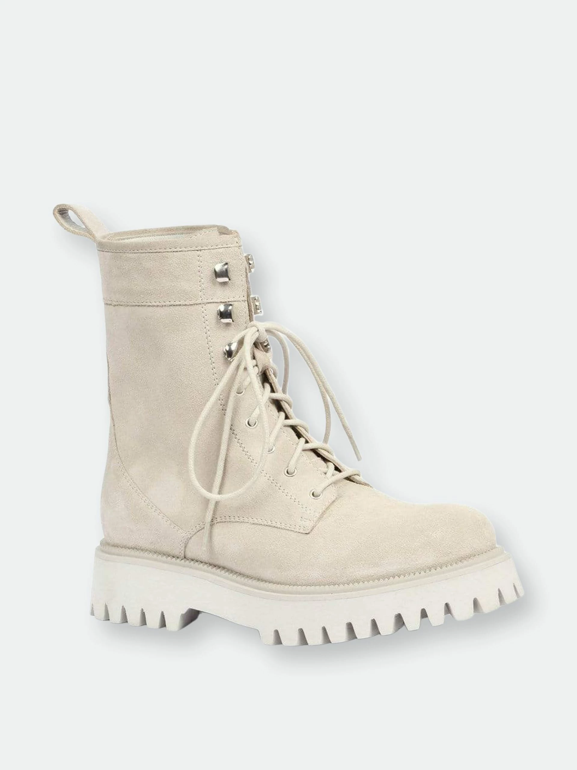 Saint G Anastasia Lace Up Boots - Ivory - Image 3