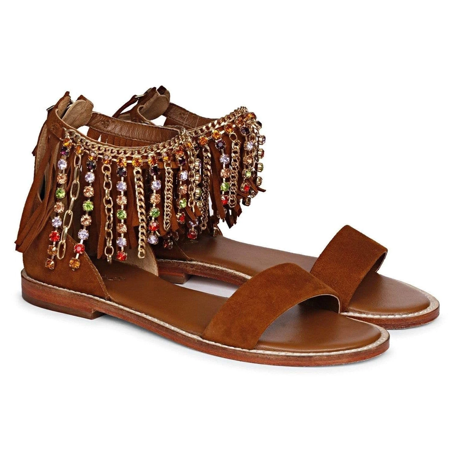 Saint G Fleur - Cuoio Suede