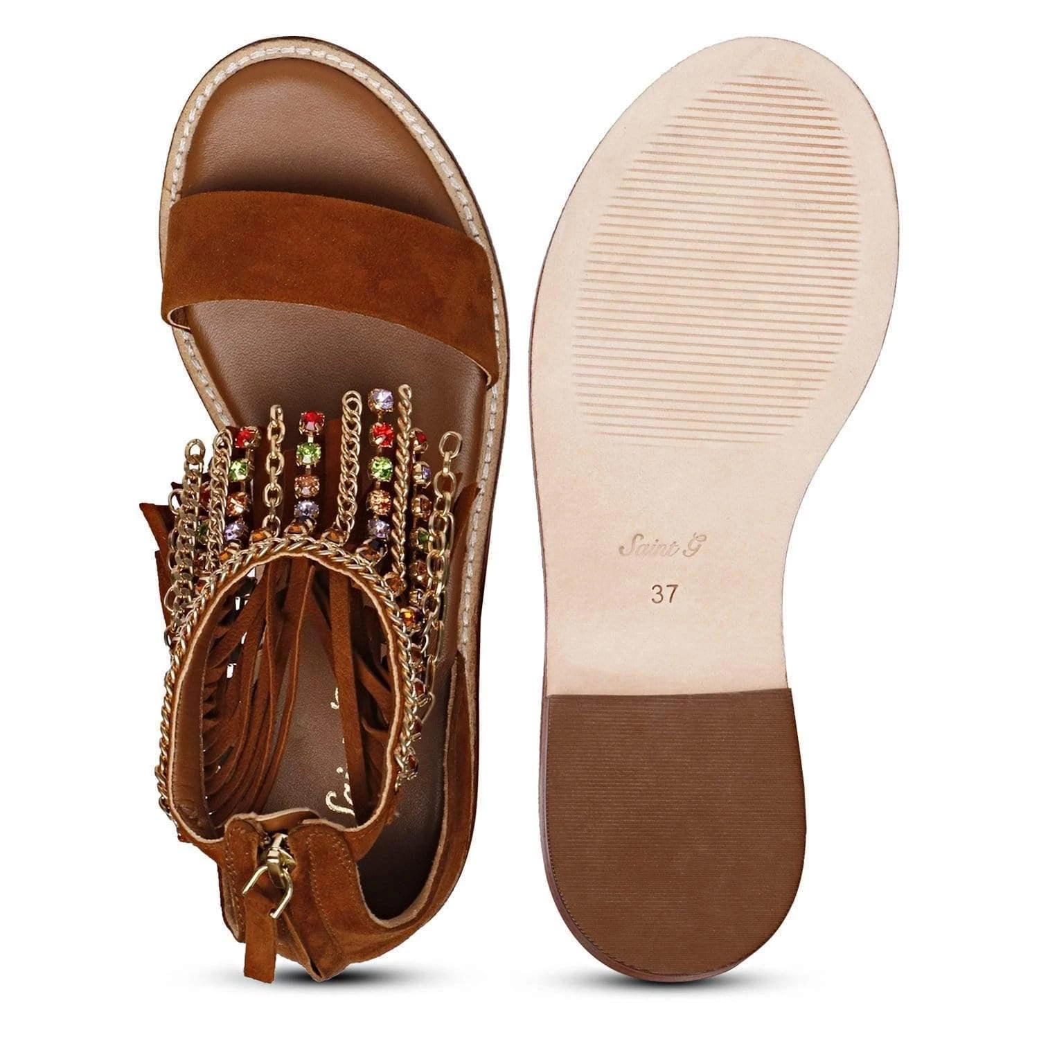 Saint G Fleur - Cuoio Suede - Image 6