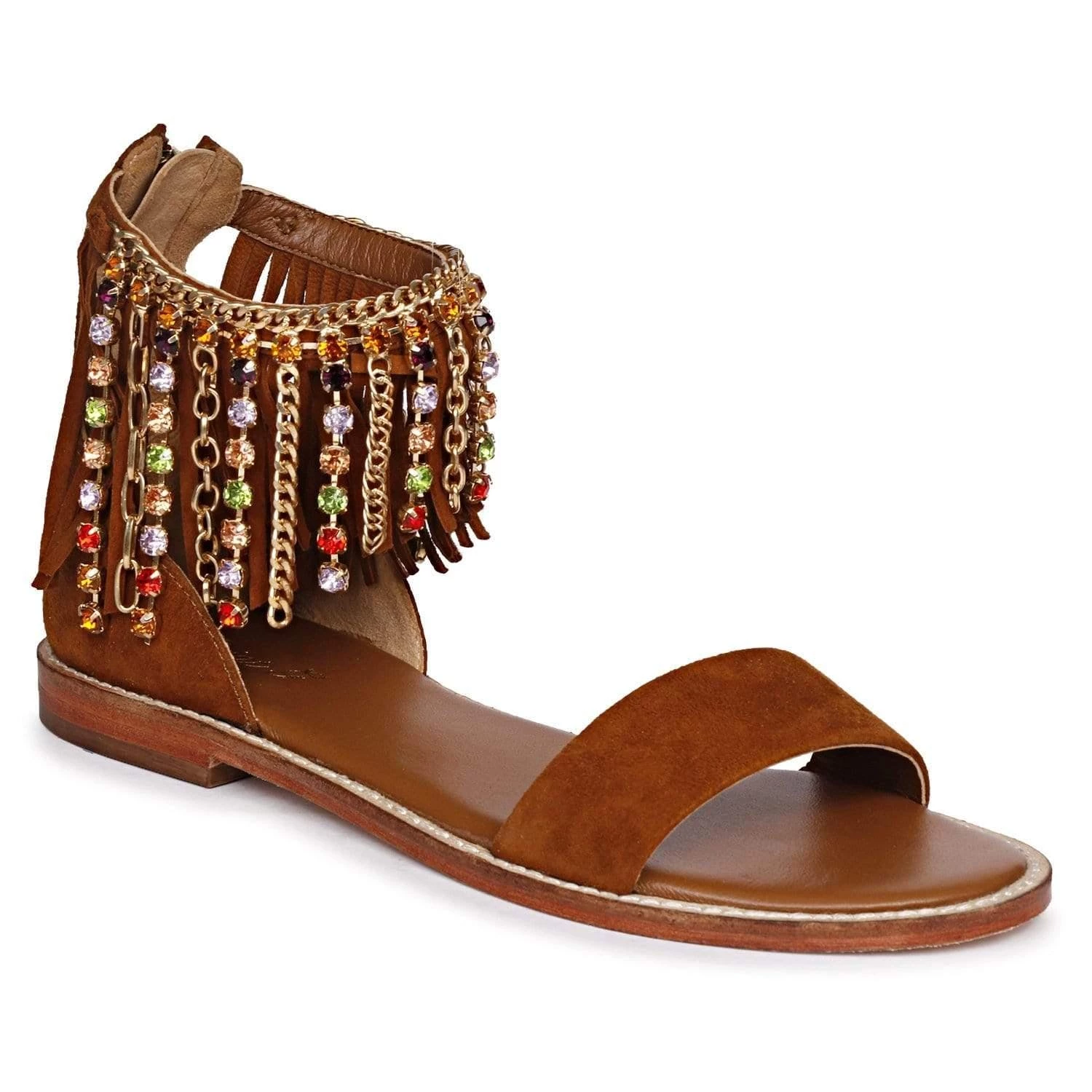 Saint G Fleur - Cuoio Suede - Image 2