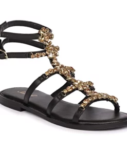 Saint G Enna Black Leather