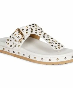Saint G Boston Slipper - White