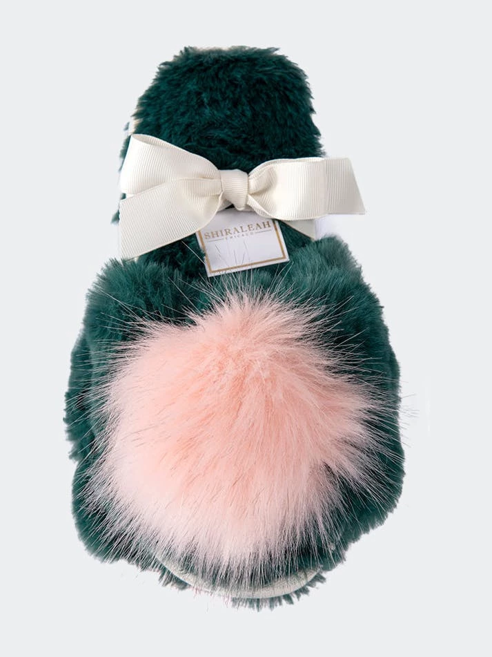 Shiraleah Amor Slippers, Green - Image 2