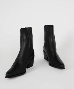 Intentionally Blank Hillary Heeled Boot - Black