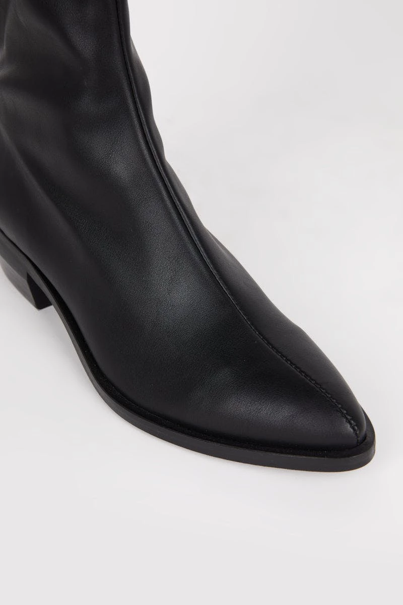 Intentionally Blank Maison Tall Boot - Black Vegan - Image 3