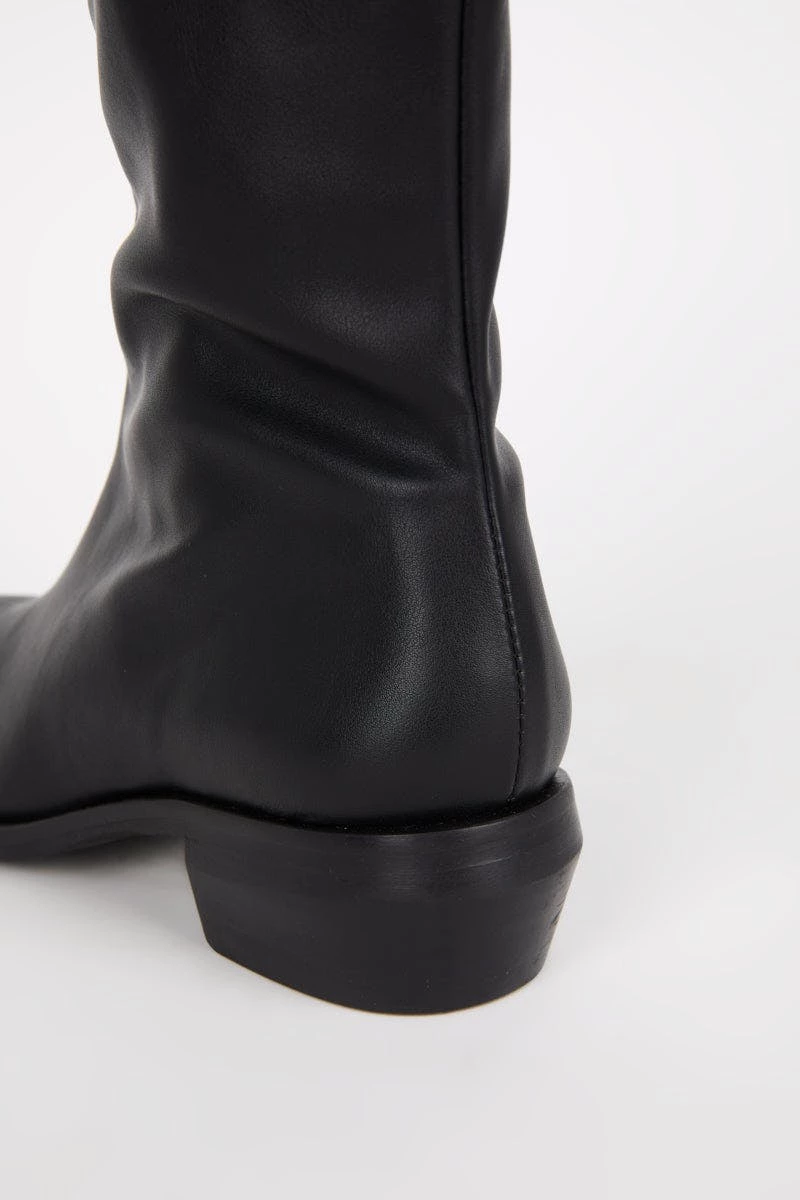 Intentionally Blank Maison Tall Boot - Black Vegan - Image 4