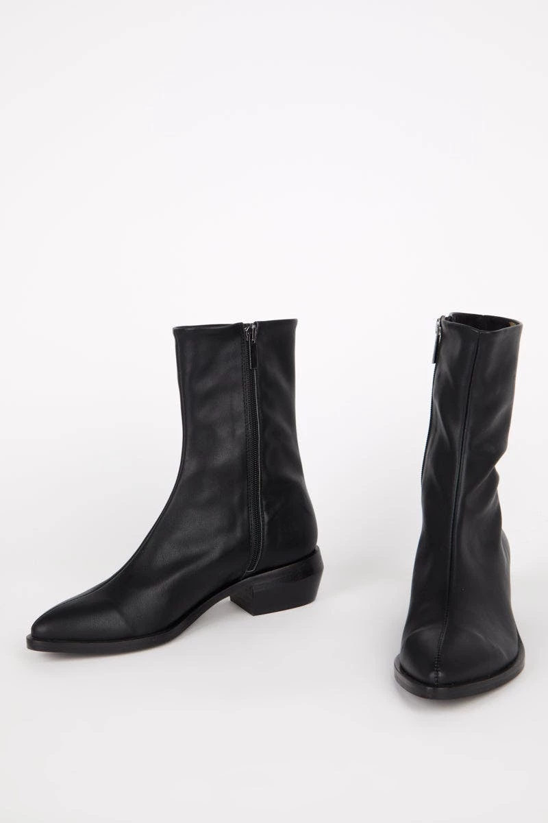 Intentionally Blank Maison Tall Boot - Black Vegan - Image 5