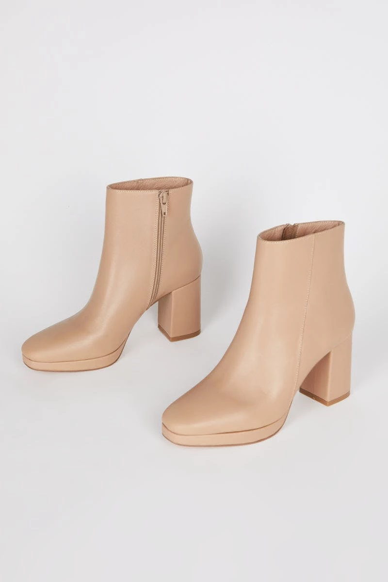 Intentionally Blank Rachel Heeled Boot Clay - Image 5