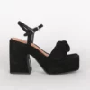 Intentionally Blank Daidai Platform Heel Sandal - Black
