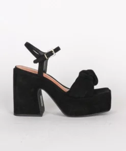 Intentionally Blank Daidai Platform Heel Sandal - Black