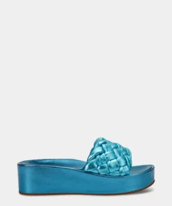 Aerosoles Dana Sandal - Blue Metallic