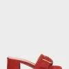 Aerosoles Evvie Sandal - Red Suede