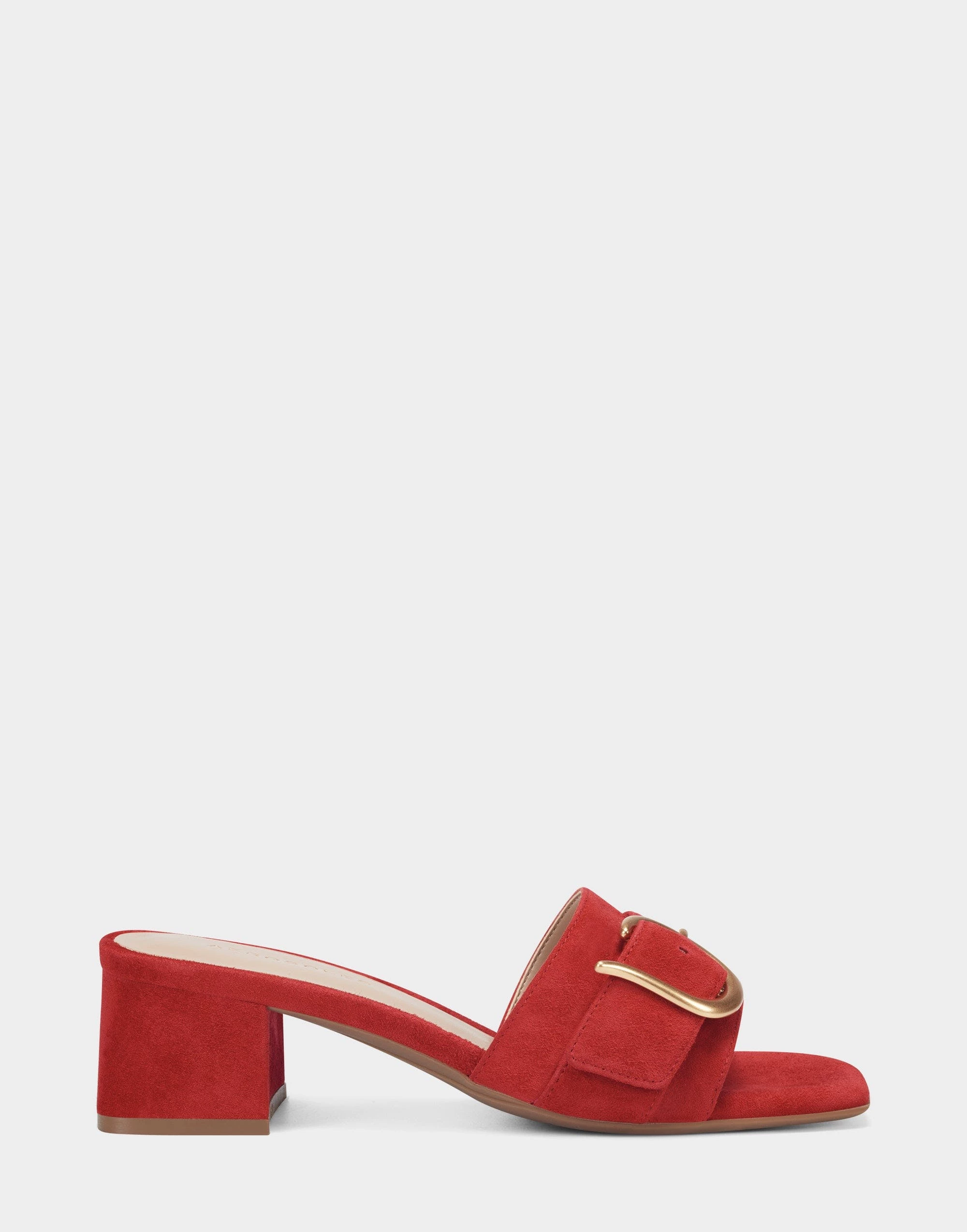Aerosoles Evvie Sandal - Red Suede