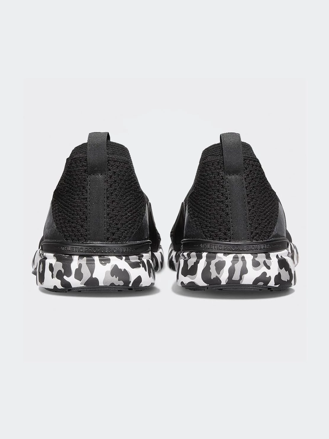 APL - Athletic Propulsion Labs Women's TechLoom Bliss Sneaker - Black/White/Leopard - Image 3