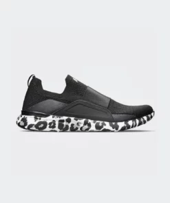 APL - Athletic Propulsion Labs Women&apos;s TechLoom Bliss Sneaker - Black/White/Leopard