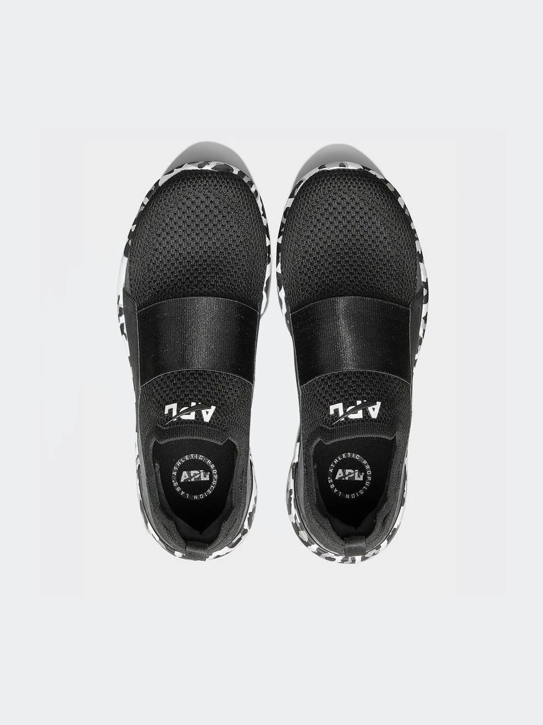 APL - Athletic Propulsion Labs Women's TechLoom Bliss Sneaker - Black/White/Leopard - Image 5