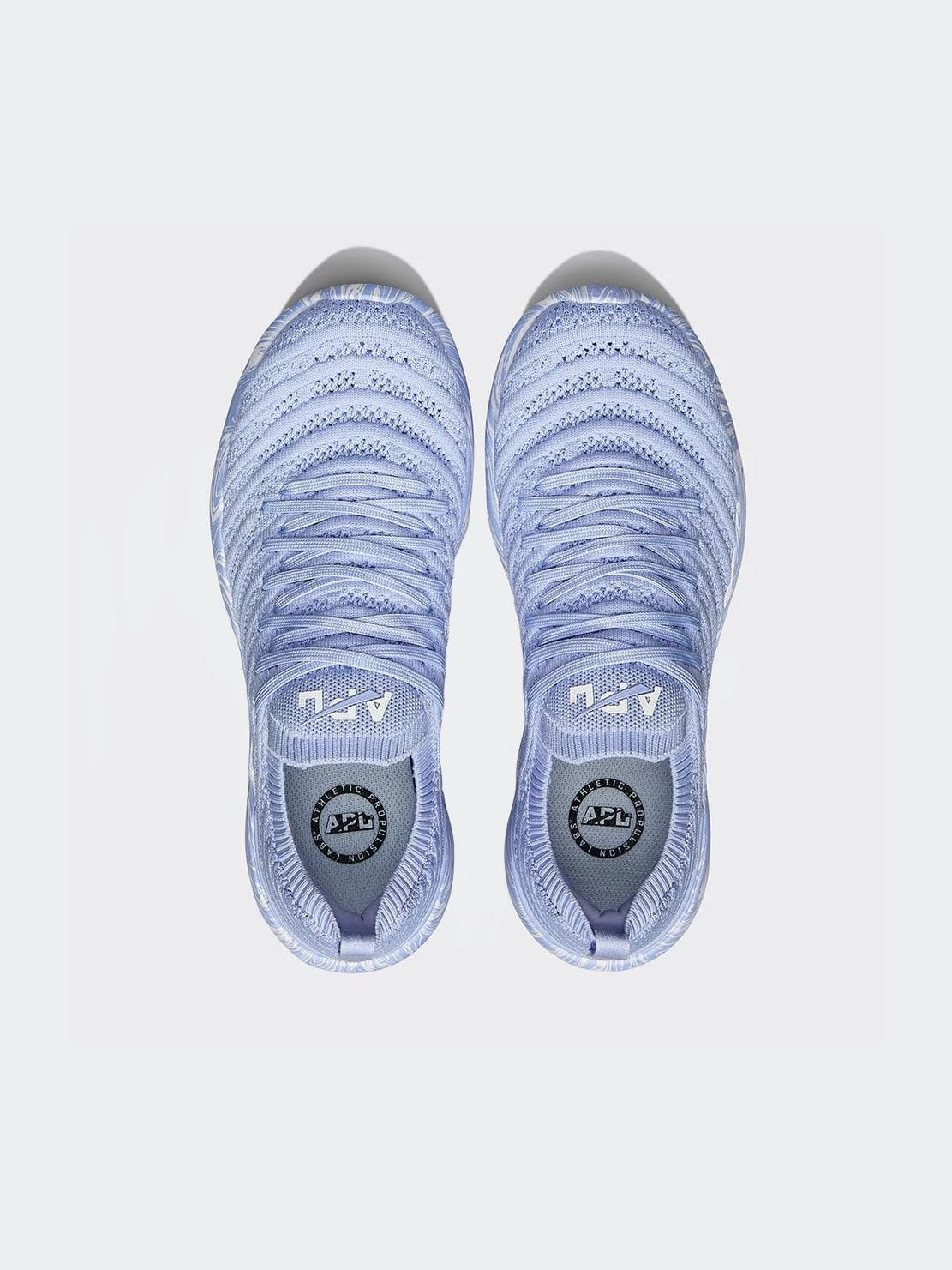 APL - Athletic Propulsion Labs Women's TechLoom Wave Shoe - Bellflower / White / Marble - Image 5