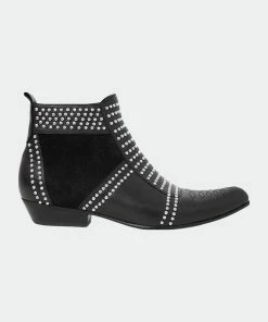 ANINE BING Charlie Boots - Silver Studs