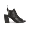 Saint G Bella Woven Open Toe Sandal - Black