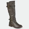Journee Collection Women&apos;s Wide Calf Bite Boot