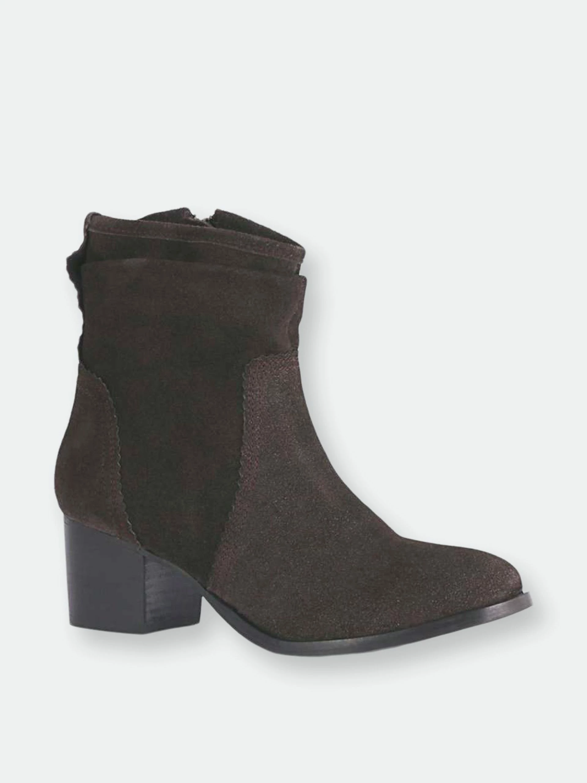 Rag & Co Bowie Stacked Heel Leather Boots - Image 8