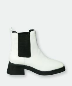 Rag & Co Theron Chelsea Upfront White Boot