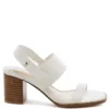 Rag & Co Gertude Slingback Block Heel Leather Sandal