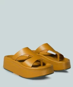 Rag & Co Hathaway Slip-on Platfrom Sandal