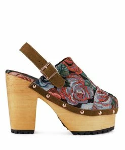Rag & Co Mural Tapestry Handcrafted Clogs