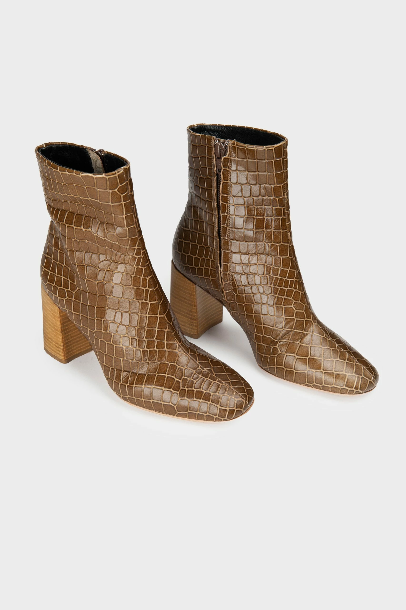 Anaki Paris Boots Tingo Croco Khaki - Image 2