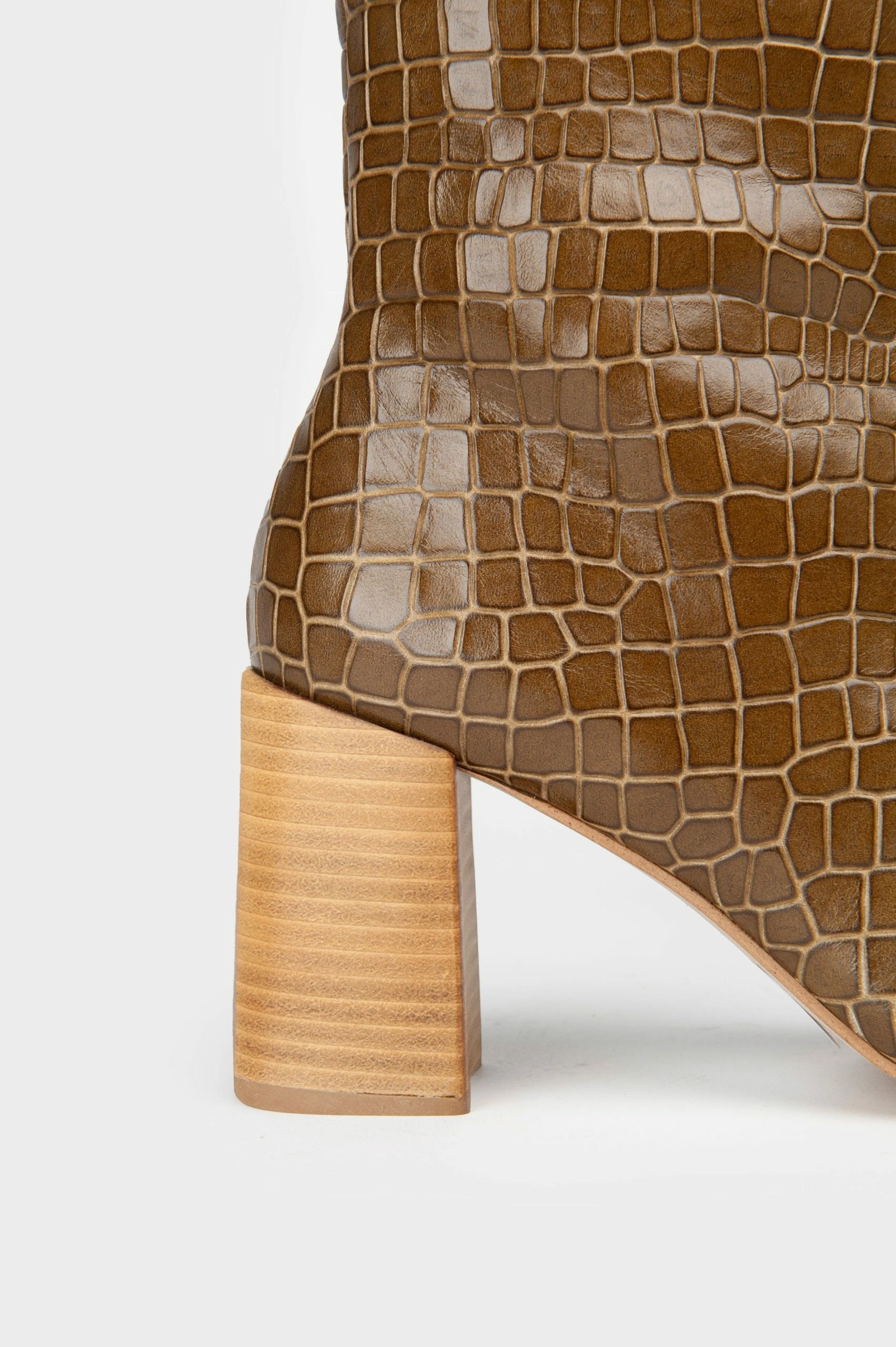 Anaki Paris Boots Tingo Croco Khaki - Image 3