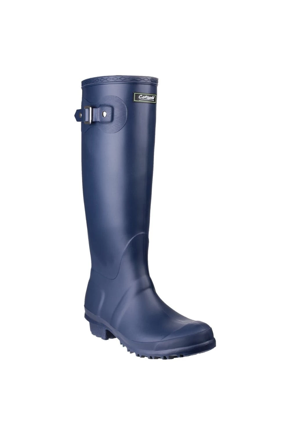 Cotswold Sandringham Buckle-Up Womens Wellington Boots - Navy