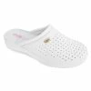 Dek San Malo Womens/Ladies Coated Leather Clogs - White
