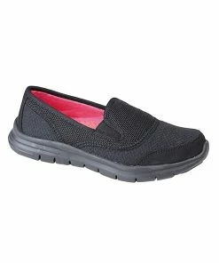 Dek Womens/Ladies Superlight Twin Elastic Gusset Leisure Shoes - Black