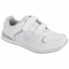 Dek Womens/Ladies Lady Skipper Touch Fastening Trainer-Style Bowling Shoes - White