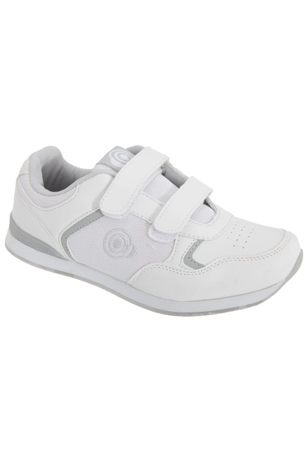 Dek Womens/Ladies Lady Skipper Touch Fastening Trainer-Style Bowling Shoes - White