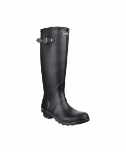Cotswold Sandringham Buckle-Up Womens Wellington Boots - Black