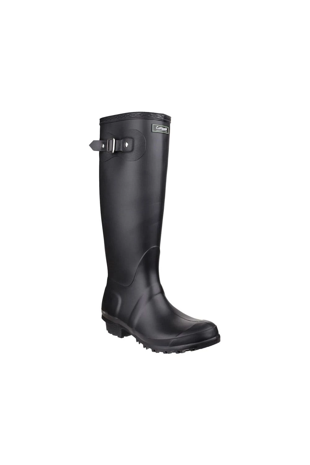 Cotswold Sandringham Buckle-Up Womens Wellington Boots - Black