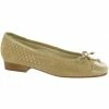 Riva Andros Suede Ladies Ballerinas / Womens Slip-On Shoes - Cappuc