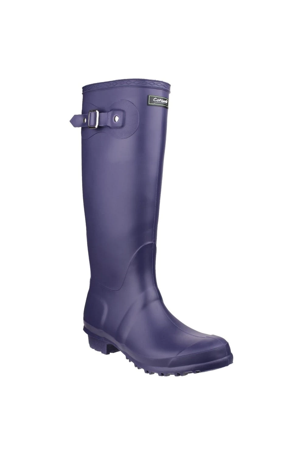 Cotswold Sandringham Buckle-Up Womens Wellington Boots - Purple