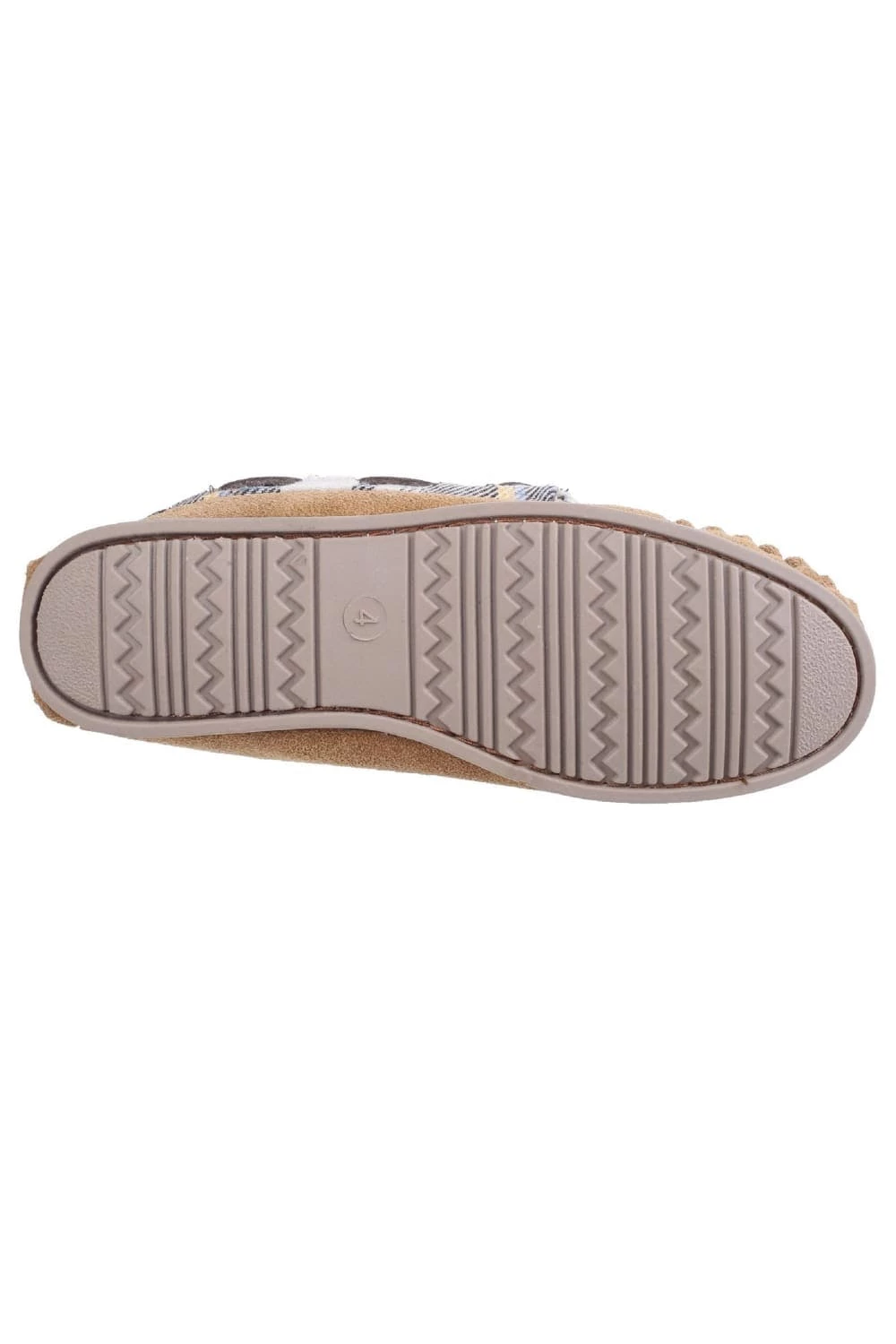 Cotswold Womens/Ladies Kilkenny Classic Fur Lined Moccasin Slippers - Tan - Image 3