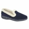 Sleepers Womens/Ladies Sophia Memory Foam Slippers - Navy