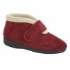 Sleepers Womens/Ladies Amelia Bootee Slippers - Wine