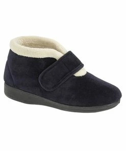 Sleepers Womens/Ladies Amelia Bootee Slippers - Navy