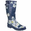 Cotswold Womens/Ladies Burghley Pull On Patterned Wellington Boots - Daisy