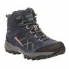 Regatta Great Outdoors Womens/Ladies Lady Clydebank Waterproof Hiking Boots - Navy/Ash Rose