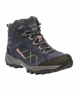 Regatta Great Outdoors Womens/Ladies Lady Clydebank Waterproof Hiking Boots - Navy/Ash Rose